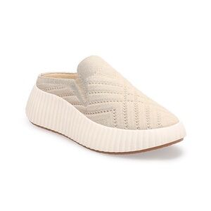 Sonoma Women's Beige Textured Mules